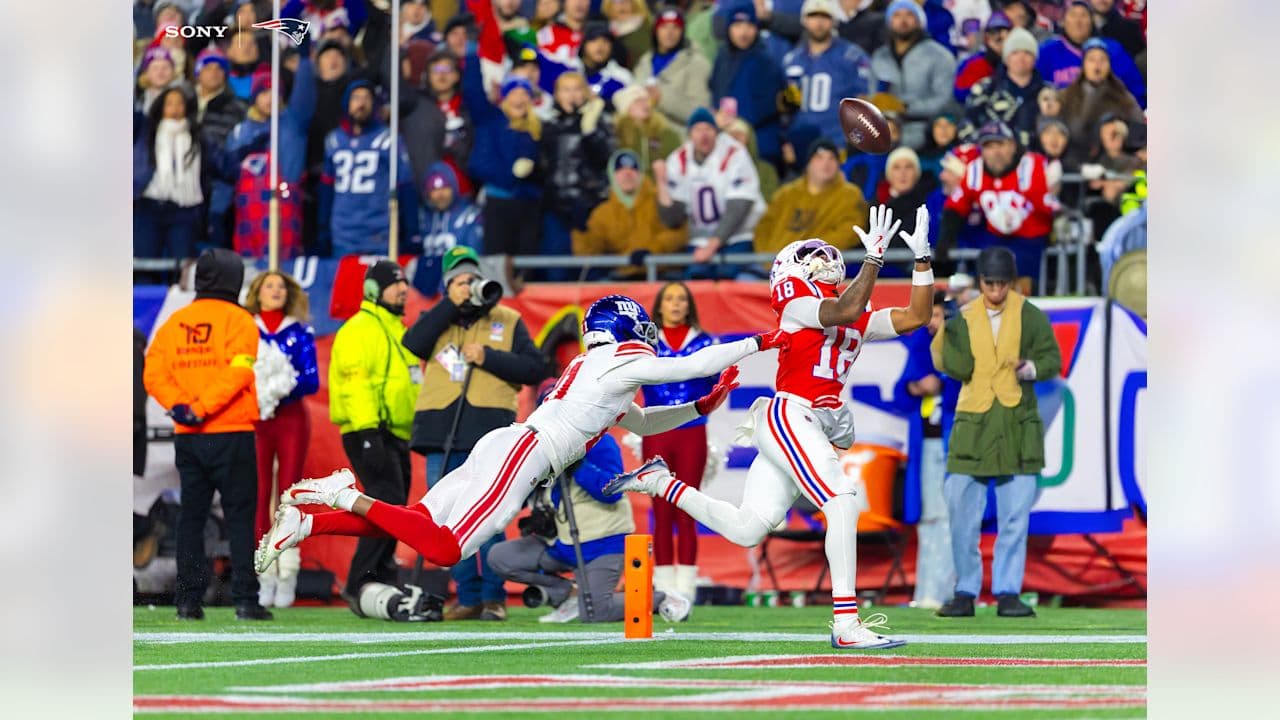 Patriots vs Giants Week 13 action